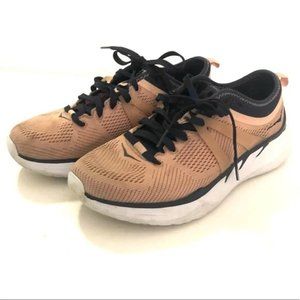 {HOKA} Tivra Athletic Training Shoes Peach/Navy Sz. 7.5